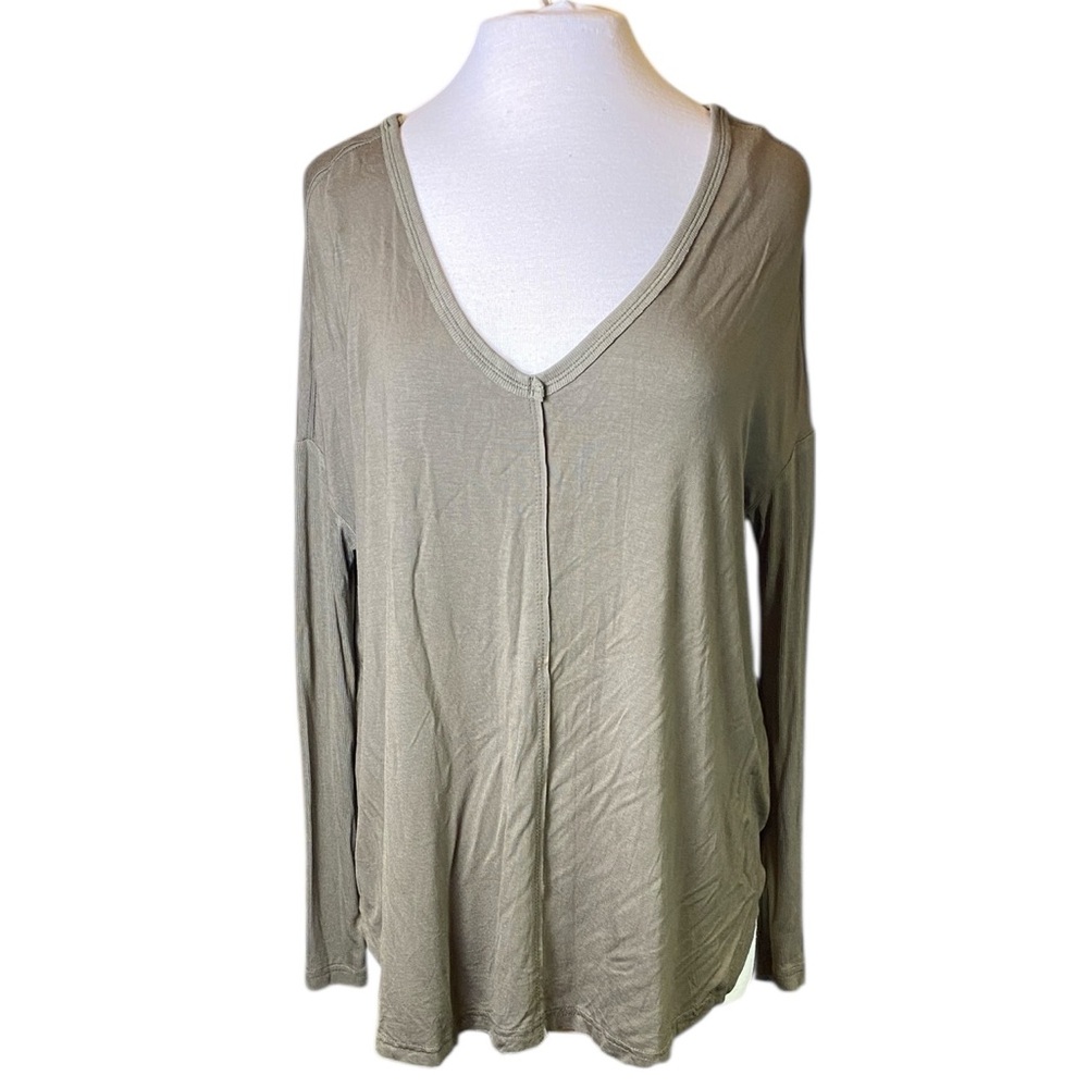 Free People Long Sleeve Oversized T-Shirt